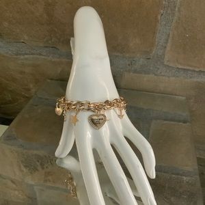 Moon Star Heart Charm Bracelet